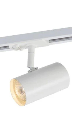 Trackline Jazz Enkel Spot For Skinne - Hvit