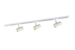 Trackline Jazz Spotskinne 1 Meter 3 Spot - Hvit