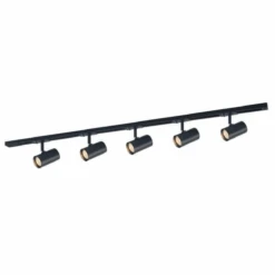 Trackline Jazz Spotskinne 1,5 Meter 5 Spot - Svart