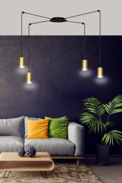 Traker 4 Takpendel - Svart/Gullfarget -Lightup Butikk Traker 4 takpendel SvartGullfarget Takpendler Emibig 5264 3