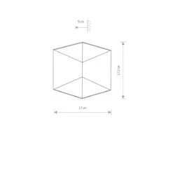 Triangles Vegglampe Opp/ned Lys Utendørs IP54 2x5W 3000K - Svart -Lightup Butikk Triangles vegglampe oppned lys utendors IP54 2x5W 3000K Svart Utebelysning vegg opp og ned Nowodvorski N 8142 5
