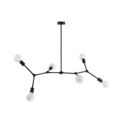 Twig Taklampe 6 Lys - Svart