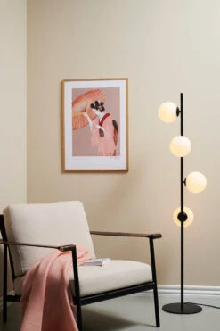 Twist 4 Gulvlampe - Svart