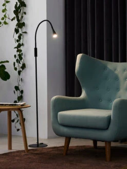 Twist Gulvlampe 3W 3000K 3 Step Dim - Svart -Lightup Butikk Twist gulvlampe 3W 3000K 3 step dim Svart Gulvlamper Nielsen Light NL 351048 3