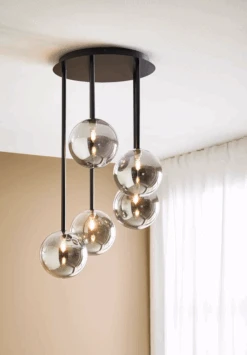 Markslöjd Universe Taklampe - Røykfarget Glass - Røyk