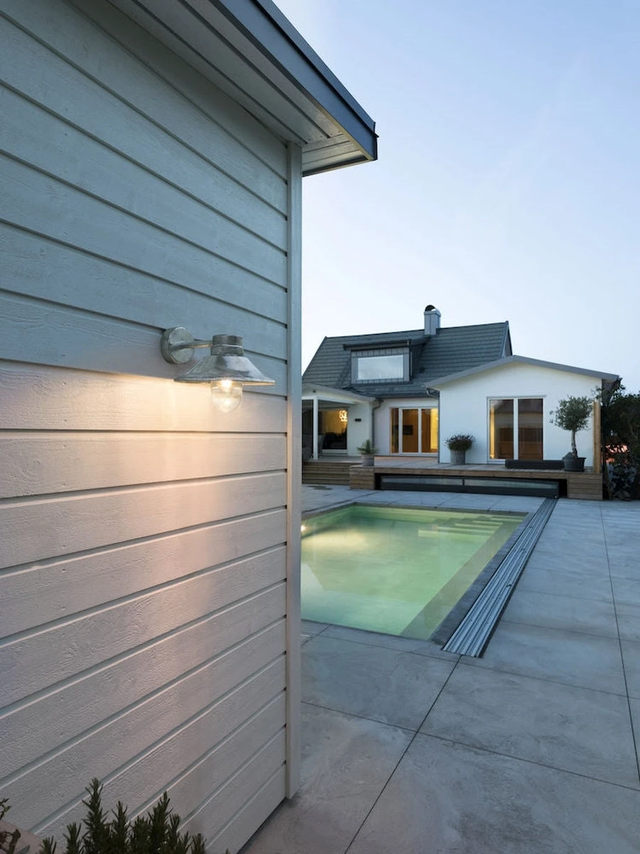 Konstsmide Vega Vegglampe Utendørs IP54 - Galvanisert Stål 4 Konstsmide Vega Vegglampe Utendørs IP54 - Galvanisert Stål - Bilde 2