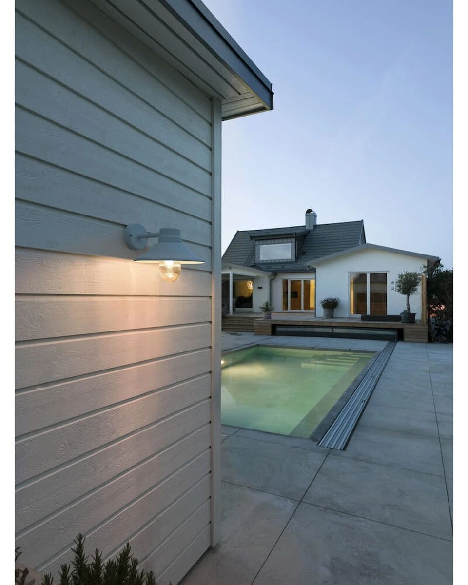 Konstsmide Vega Vegglampe Utendørs IP54 - Hvit 5 Konstsmide Vega Vegglampe Utendørs IP54 - Hvit - Bilde 3