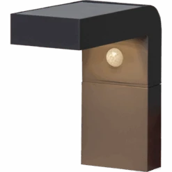 Star Trading Vegglampe Solcelle Med Sensor - Svart -Lightup Butikk Vegglampe Solcelle med sensor Svart Utebelysning vegg opp og ned Star Trading 481 12 6