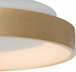 Vidal 28 Cm Taklampe 21W Dimbar LED - Matt Gull -Lightup Butikk Vidal 28 cm taklampe 21W dimbar LED Matt gull Taklamper Lucide LC461032002 6