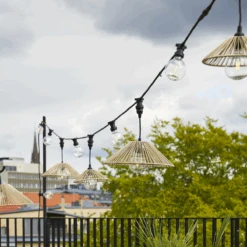 Star Trading Vide Skjerm 25 Cm For Lysslynge - Beige -Lightup Butikk Vide skjerm 25 cm for lysslynge Beige Connecta Star Trading 092 15 4