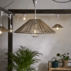 Star Trading Vide Skjerm 38 Cm For Lysslynge - Beige -Lightup Butikk Vide skjerm 38 cm for lysslynge Beige Connecta Star Trading 092 16 3