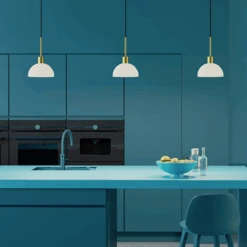 Herstal Vienda Takpendel 20 Cm - Hvit/Messing