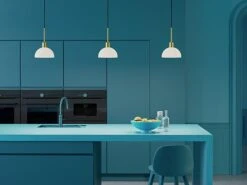 Herstal Vienda Takpendel 20 Cm - Hvit/Messing -Lightup Butikk Vienda takpendel 20 cm HvitMessing Takpendler Herstal HB060711400420 3