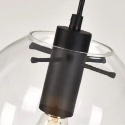 Viola Takpendel 25 Cm - Svart/klar -Lightup Butikk Viola takpendel 25 cm Svartklar Takpendler NorDesign 102500513 3