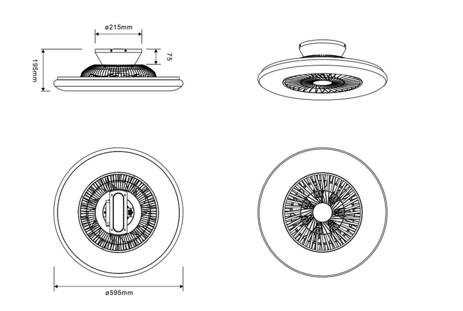 Visby Takvifte 59 Cm 39,6W 3000-6500K LED M/fjernkontroll - Krom 7 Visby Takvifte 59 Cm 39,6W 3000-6500K LED M/fjernkontroll - Krom - Bilde 5