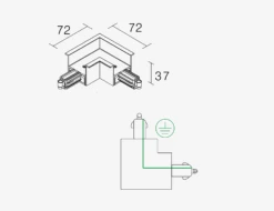 Vox L High Innfelt Vinkelskjøt I, Hvit
