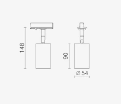 Vox Secco Spot E27 - Svart -Lightup Butikk Vox Secco spot E27 Svart Spotskinner 230V NorDesign 387570305 4