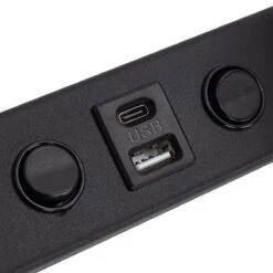 Vox Vegglampe Med USB 10 Vox Vegglampe Med USB -Lightup Butikk Vox vegglampe med USB Vegglamper TK Lighting TK 10152 3