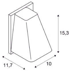 Wallyx Vegglampe Utendørs IP44 -Lightup Butikk Wallyx vegglampe utendors IP44 Utebelysning vegg opp og ned Slv slv 227195 5