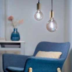 WiZ E27 Lyspære Filament G125 6,7W Wifi - Justerbar Fargetemperatur 2000-5000 Kelvin -Lightup Butikk WiZ E27 Lyspaere filament G125 67W Wifi Justerbar fargetemperatur 2000 5000 Kelvin Smartpaerer E27 WiZ 929003017901 6