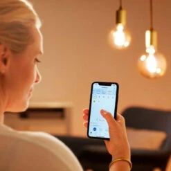 WiZ E27 Lyspære Filament G125 6,7W Wifi - Justerbar Fargetemperatur 2700-6500 Kelvin -Lightup Butikk WiZ E27 Lyspaere filament G125 67W Wifi Justerbar fargetemperatur 2700 6500 Kelvin Smartpaerer E27 WiZ 929003017801 3