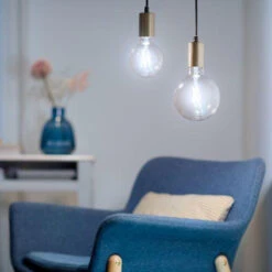 WiZ E27 Lyspære Filament G125 6,7W Wifi - Justerbar Fargetemperatur 2700-6500 Kelvin -Lightup Butikk WiZ E27 Lyspaere filament G125 67W Wifi Justerbar fargetemperatur 2700 6500 Kelvin Smartpaerer E27 WiZ 929003017801 5