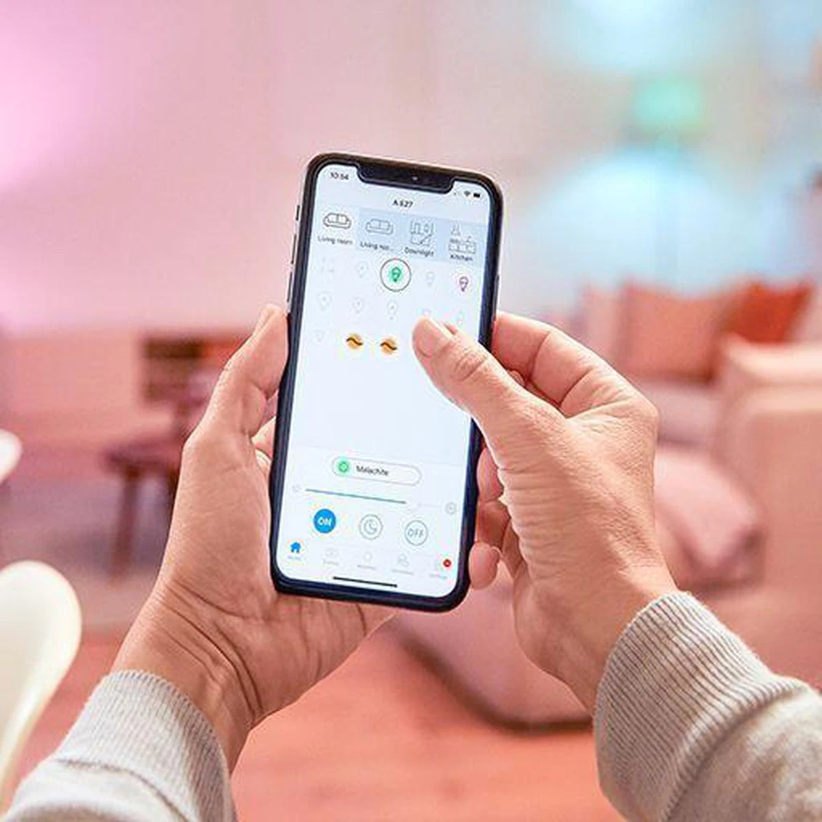 WiZ GU10 Lyspære 4,9W Wifi - Fullfarge 6 WiZ GU10 Lyspære 4,9W Wifi - Fullfarge - Bilde 4