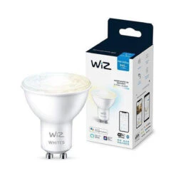 WiZ GU10 Lyspære 4,9W Wifi - Justerbar Fargetemperatur 2700-6500 Kelvin -Lightup Butikk WiZ GU10 Lyspaere 49W Wifi Justerbar fargetemperatur 2700 6500 Kelvin LED paere GU10 WiZ 929003772222 5