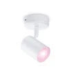 WiZ Smart Imageo Enkelt Spot 5W 2700-6500K RGB Fullfarge Wîfi - Hvit -Lightup Butikk WiZ Smart Imageo enkelt spot 5W 2700 6500K RGB Fullfarge Wifi Hvit Taklamper WiZ 929002658701 1