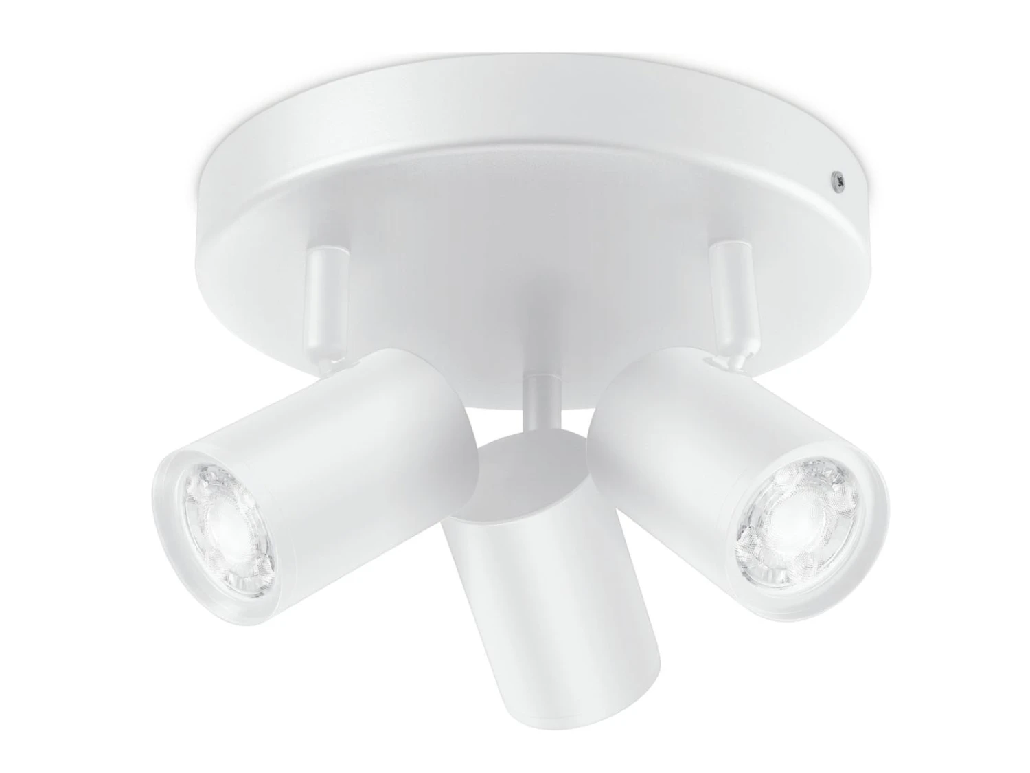 WiZ Smart Imageo Rund 3 Lys Spot 3x5W 2700-6500K RGB Fullfarge Wîfi - Hvit 4 WiZ Smart Imageo Rund 3 Lys Spot 3x5W 2700-6500K RGB Fullfarge Wîfi - Hvit - Bilde 2