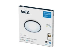 WiZ Smart Superslim Taklampe 16W 2700-6500K 29,2 Cm Wîfi - Svart -Lightup Butikk WiZ Smart Superslim taklampe 16W 2700 6500K 292 cm Wifi Svart Taklamper WiZ 929002685201 4