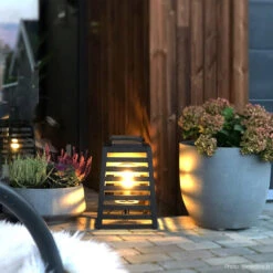 By Rydens Yankton Bord/gulvlampe - Svart -Lightup Butikk Yankton bordgulvlampe Svart Utebelysning Hagebelysning By Rydens Brs 4100380 4007 3