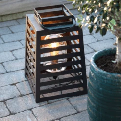 By Rydens Yankton Bord/gulvlampe - Svart -Lightup Butikk Yankton bordgulvlampe Svart Utebelysning Hagebelysning By Rydens Brs 4100380 4007 4