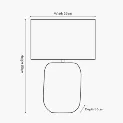 Zadi Bordlampe -Lightup Butikk Zadi bordlampe Bordlamper Pacific Lifestyle 30 1006 C 5