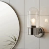 Markslöjd Zen Vegglampe IP44 - Krom/klar - Krom / Klar