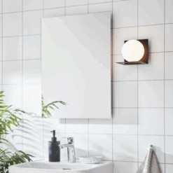 Markslöjd Zenit Vegglampe IP44 - Svart - Svart -Lightup Butikk Zenit vegglampe IP44 Svart Svart Baderomsbelysning vegglamper Markslojd Mrk 107495 3